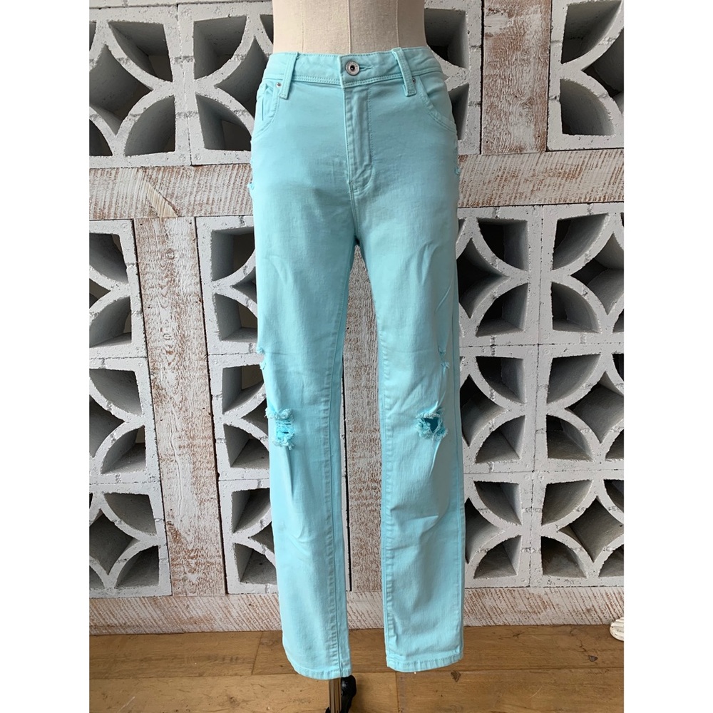 Distressed Skyway Jean